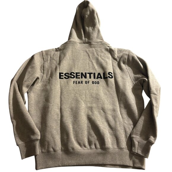 Fear of God Essentials Dark Oatmeal Hoodie